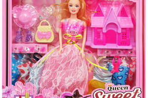 Дитяча лялька з нарядами 'Queen Sweet' 313K44(PInk) з аксесуарами