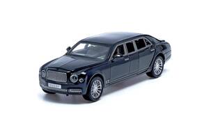 Дитяча металева машинка Bentley Mulsanne АВТОПРОМ 7694 на батарейках (Чорний)