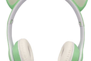 Дитячі навушники з котячими вушками VIV-23M(Green)