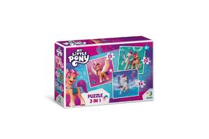 Дитячі Пазли 3 в 1 My Little Pony 'Зіпп та Санні' DoDo 200384