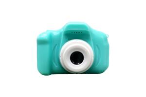 Дитячий фотоапарат на Аккумуляторі C3-A з дисплеєм (Бірюзовий)