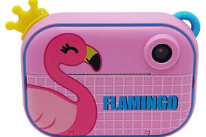 Дитячий ігровий фотоапарат із принтером Flamingo 2 камери (основна і фронтальна)
