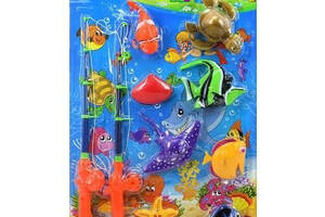 Дитячий ігровий набір Рибалка M 0045, 8 рибок