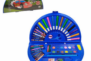 Дитячий набір для творчості і малювання MK 3918-2 у валізі (Машинка)