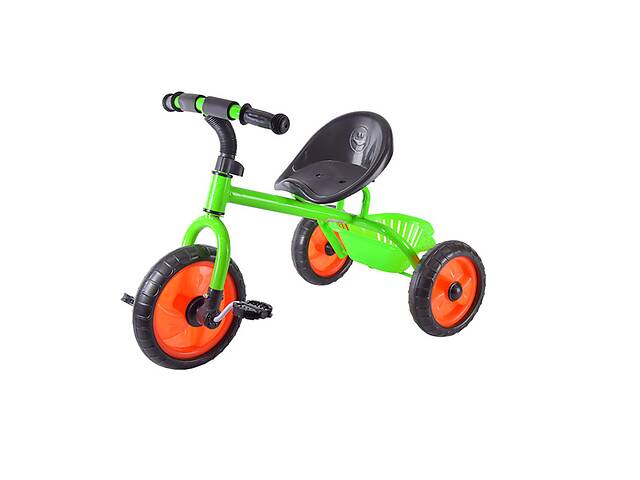 Дитячий Велосипед триколісний Bambi TR2101 колеса 10, 8 дюймів (Зелений)