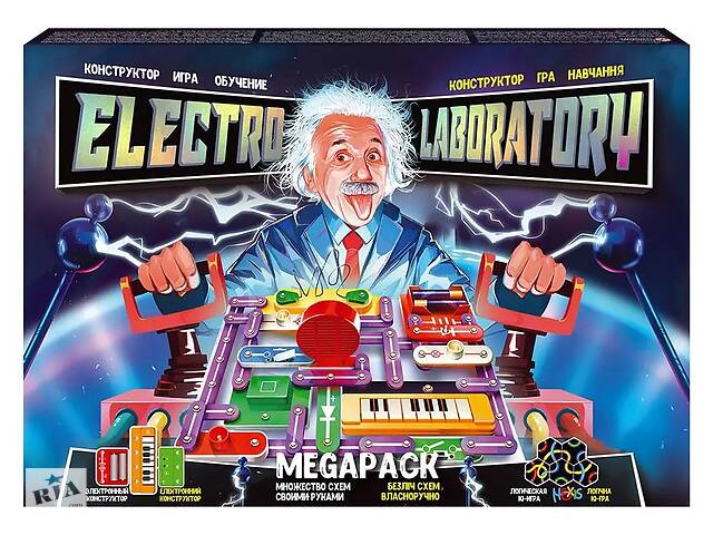 Электронный конструктор Danko Toys Electro Laboratory Megapack ELab-01-04 Разноцветный