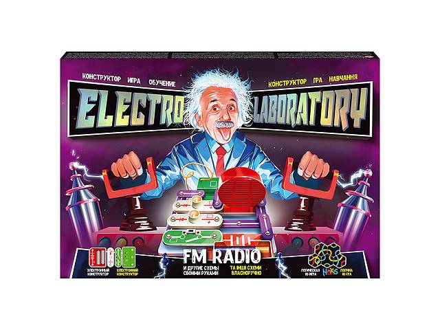Электронный конструктор 'Electro Laboratory. FM Radio' Danko Toys ELab-01-01