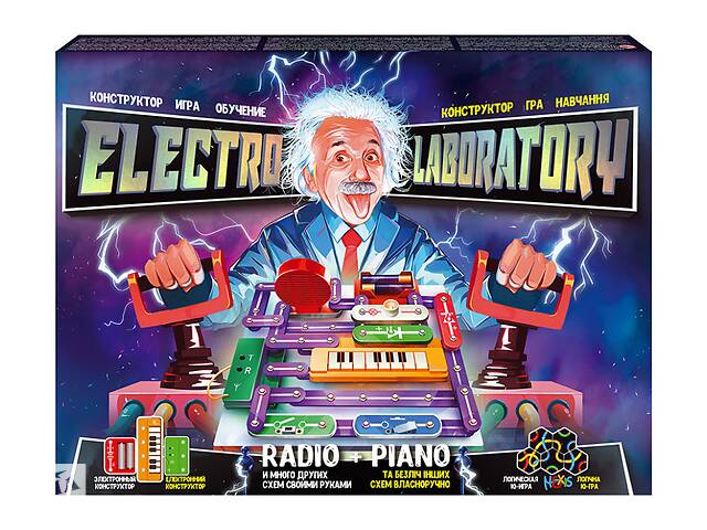 Електронний конструктор 'Electro Laboratory. Radio+Piano' Danko Toys ELab-01-03 (Radio+Piano)
