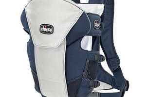 Эрго нагрудная рюкзак-кенгуру для младенцев Chicco Ultrasoft Magic Синий с серым (1120710703)