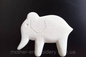 Фігурка з гіпсу 'Милий слон' гіпсові фігурки для розфарбовування, статуетки, декор саду гуаш,акварель