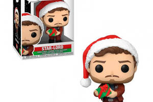 Фигурка Funko POP! Звездный лорд Star-Lord Марвел Marvel Стражи галактики Guardians of the Galaxy Holiday Special 10с...