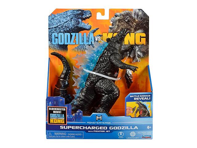 Фигурка Godzilla vs. Kong часы с суперэнергией и с истребителем 35310 (6900006622791)