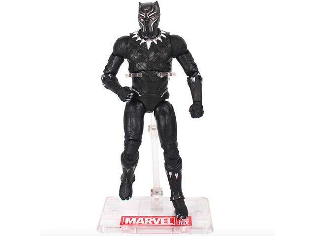 Фигурка Marvel Черная Пантера с держателем, Мстители, 18 см - Black Panther, Avengers Купи уже сегодня!