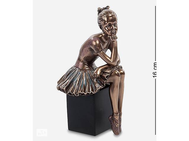 Фигурка Veronese Балерина 16 см 1902271 полистоун с бронзовым напылением Купи уже сегодня!