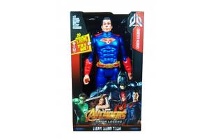 Фигурки супергероев марвел 'Мстители' HAOWAN DY-H5826-33 29 см., подв. руки и ноги, звук, свет Superman