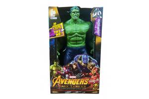 Фигурки супергероев марвел 'Мстители' HAOWAN DY-H5826-33 29 см., подв. руки и ноги, звук, свет Hulk