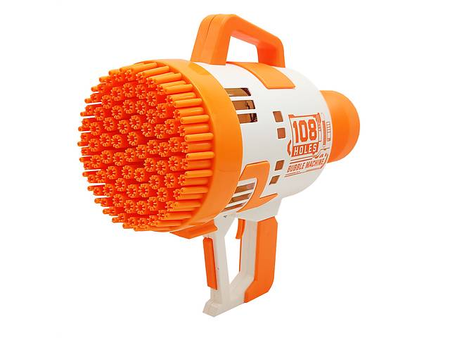 Генератор мильних бульбашок Bubble Gun КВ1143 світло (Помаранчевий)