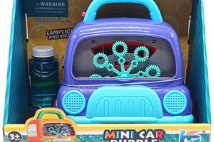 Генератор мильних бульбашок «Mini Car Bubble» КВ1285-PURPL, світло, звук