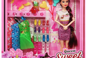 Ігровий набір Лялька з донькою 'Quenn Sweet' 313K43(Violet) з аксесуарами