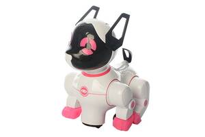 Інтерактивна іграшкова собака 8201A з музичними ефектами (Рожевий)