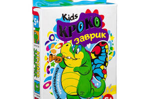 Картка гра Strateg Крокозаврик розважальна українською мовою ігри-пантоміми 14х9,3х2,2 см