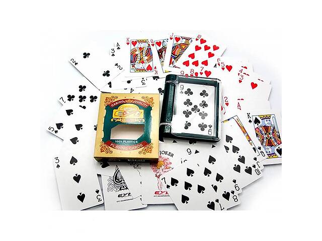 Карти гральні покерні пластикові Duke 54 листа 88х58 мм (DN18881)