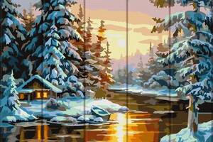 Картина по номерам на дереве Зима Art Story (ASW104)