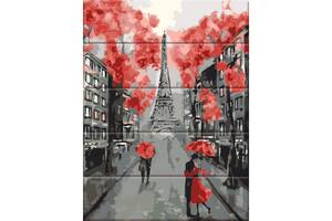 Картина по номерам по дереву 'Улицы Парижа' ART STORY ASW064 30х40 см