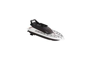 Катер на радіокеруванні JIA YU TOY SPEEDBOAT 2,4 GHz White and black (118010)