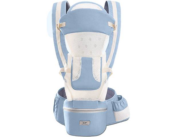 Хіпсіт Ерго-рюкзак кенгуру перенесення Baby Carrier 6 в 1 Джинсовий (n-1419)