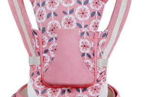 Хипсит эрго-рюкзак кенгуру переноска Baby Carrier 6 в 1 Розовый цветок (vol-10120)