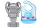 Хипсит эрго-рюкзак кенгуру переноска слюнявчик-трансформер Baby Carrier 20 кг 6 в 1 Серый (vol-9898)