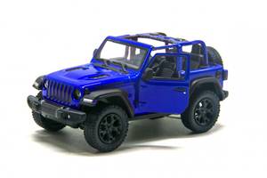 Колекційна іграшкова модель джипа JEEP WRANGLER 5' KT5412WA металевий (Синій)