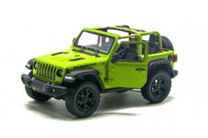 Колекційна іграшкова модель джипа JEEP WRANGLER 5' KT5412WA металевий (Зелений)