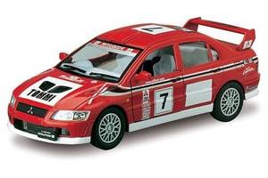 Колекційна машинка MITSUBISHI LANCER EVOLUTION VII WRC KT5048W (Red) інерційна