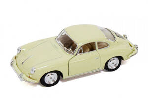 Колекційна іграшкова модель Porsche 356B Carrera KT5398W інерційна (Бежевий)