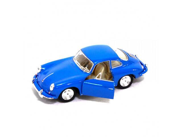 Коллекционная игрушечная модель Porsche 356B Carrera KT5398W инерционная (Синий)