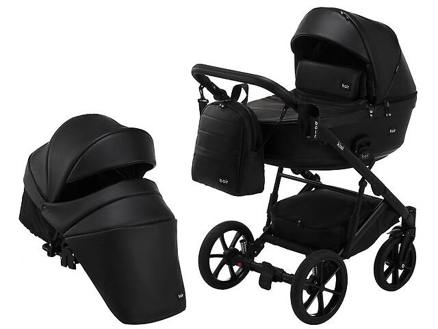 Коляска 2 в 1 Bair Kiwi ECO BK-15 черный