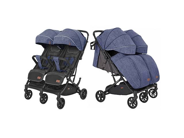 Коляска прогулочная CARRELLO Presto Duo CRL-5506 Oxford Blue +дождевик