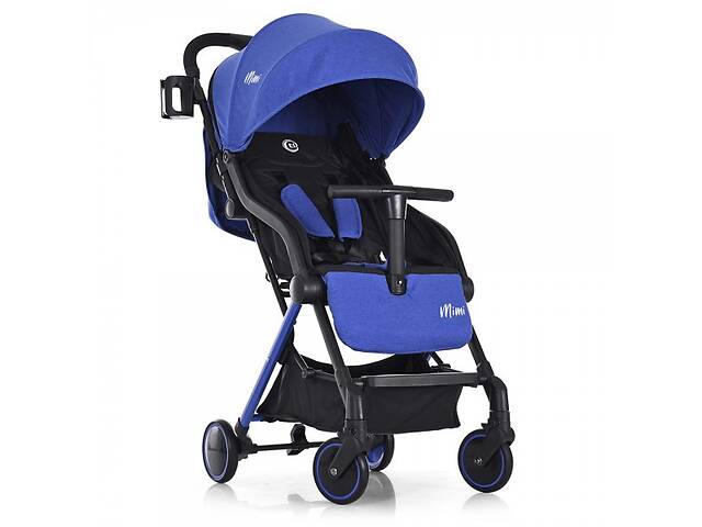 Коляска прогулянкова El Camino ME-1036L-Indigo синя
