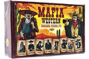 Командна рольова гра 'MAFIA WESTERN' MKZ0815, 24 картки