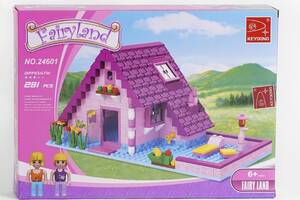 Конструктор AUSINI Keyixing Fairyland домик 281 деталь Violet (123429)