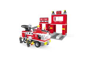 Конструктор Ausini Пожарная станция 309 деталей Красный (21602)