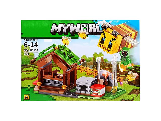 Конструктор детский 'Minecraft' Bambi LB1133A 224 детали