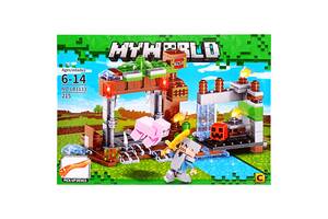 Конструктор детский 'Minecraft' Bambi LB1133C 215 деталей