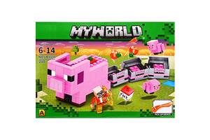 Конструктор детский 'Minecraft' Bambi LB1135A 210 деталей