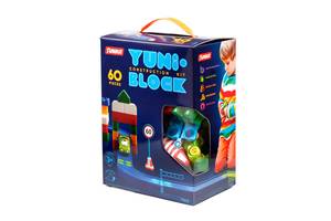 Конструктор детский ЮНИКА YUNI-BLOK 71412 60 деталей Разноцветный