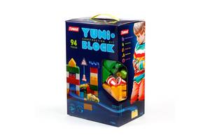 Конструктор детский ЮНИКА YUNI-BLOK 71436 94 деталей Разноцветный