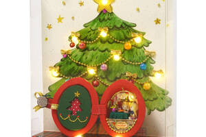 Конструктор DIY Cute Room R-007 Sweet Christmas 50 деталей Разноцветный (8626-34562)