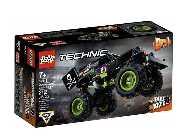 Конструктор Конструктор LEGO Technic Monster Jam Grave Digger 42118